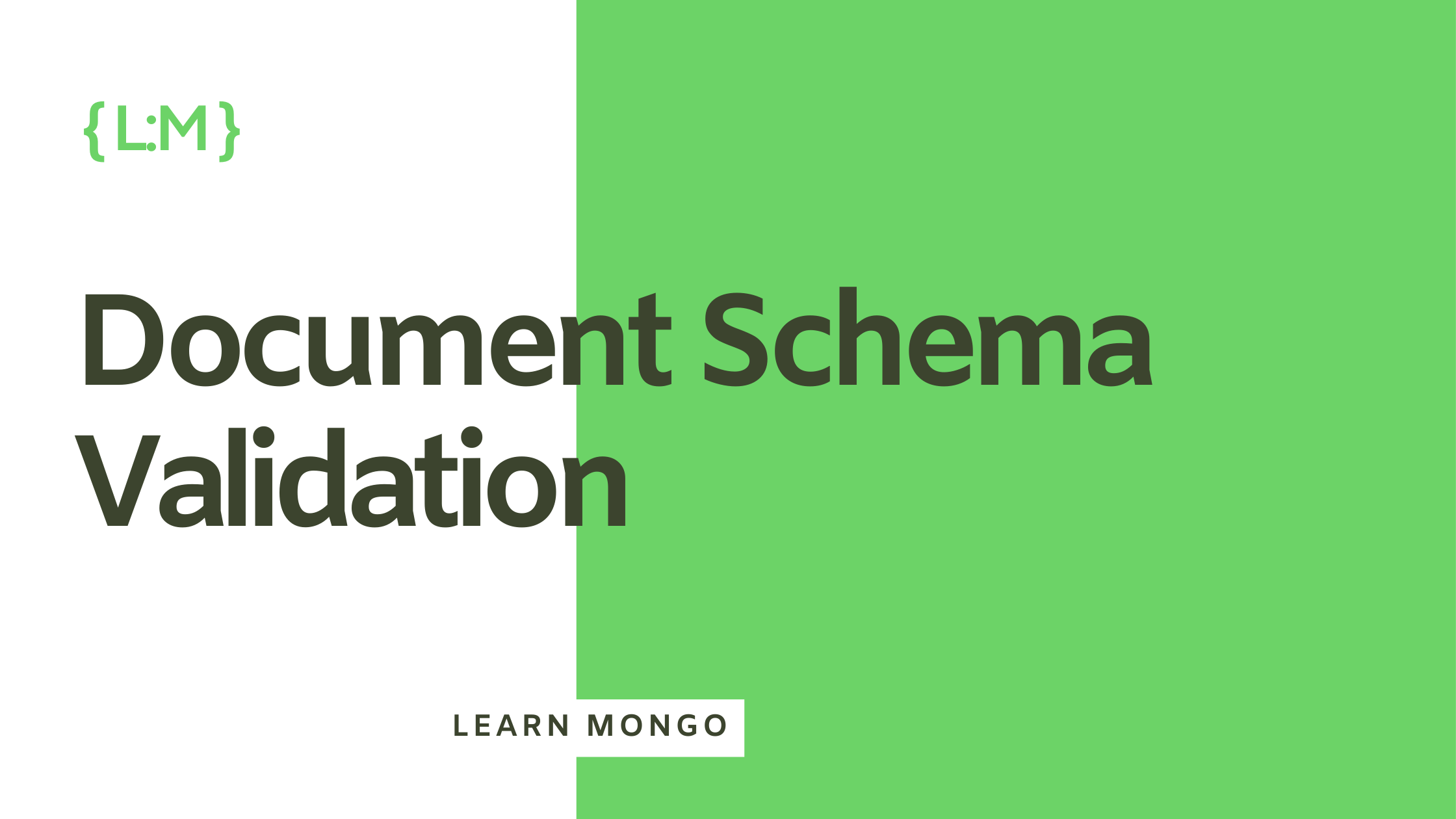 Document Schema Validation